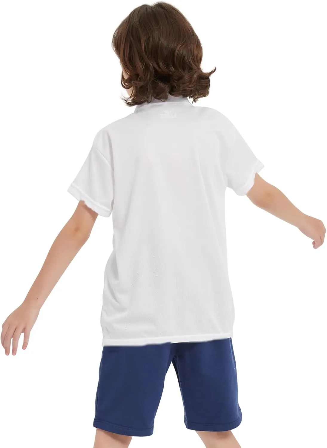 3 Pack Boys Youth Kids Polo Shirt Mesh Athletic Quick Dry Short Sleeve Golf Shirt Moisture Wicking Active Tops(Age 5-16)
