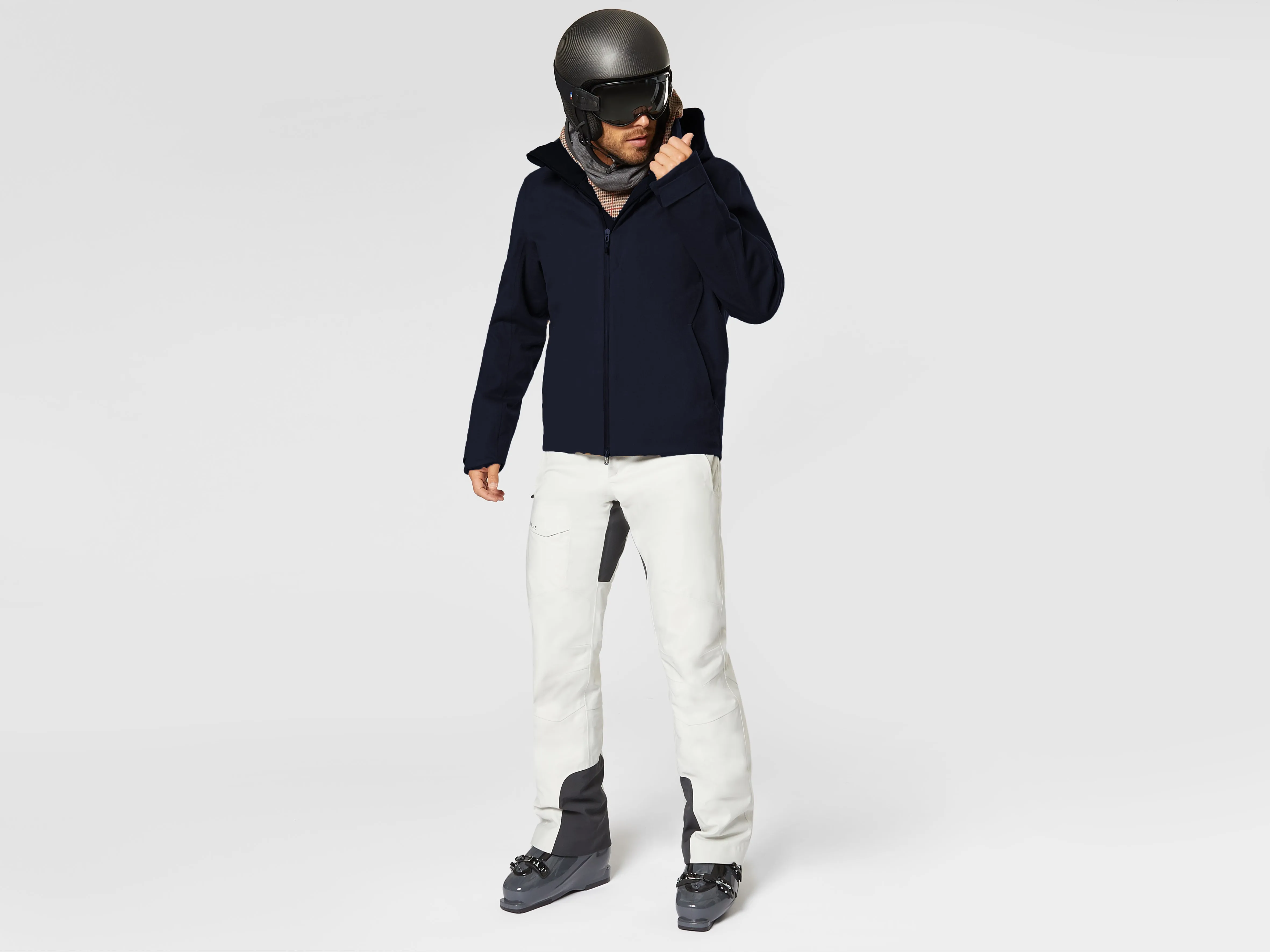 Armada Cashmere Jacket - Navy Blue