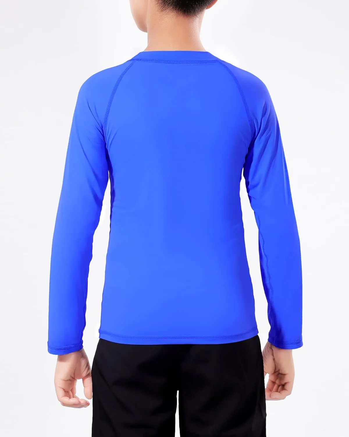 Auranso Boys Rash Guard Swim Shirt UPF 50  Long Sleeve Sun Protection Quick Dry Shirt