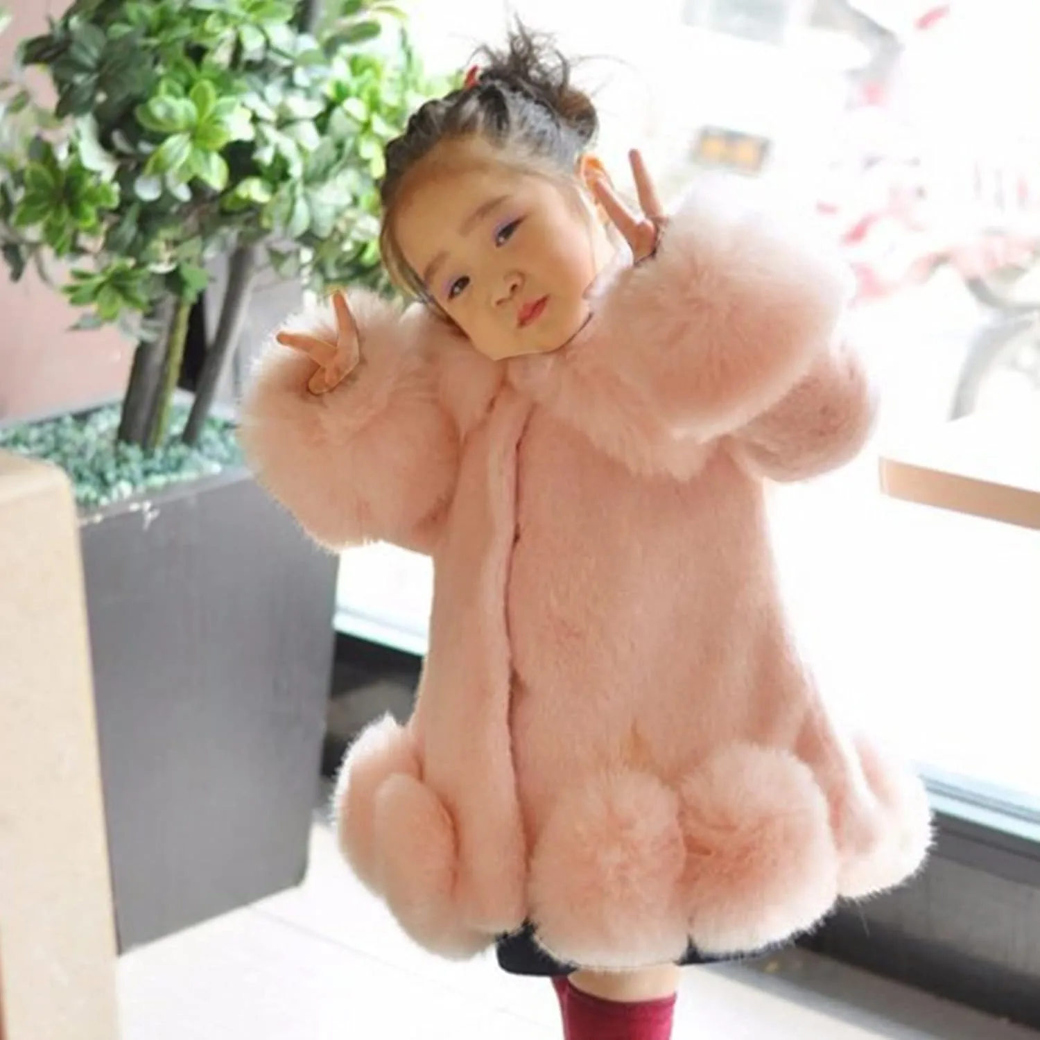 Baby Girl Clothes Baby Outwear Cloak Button Jacket Warm Coat Clothes Girl Clothes 4t Pea Coat Windbreaker