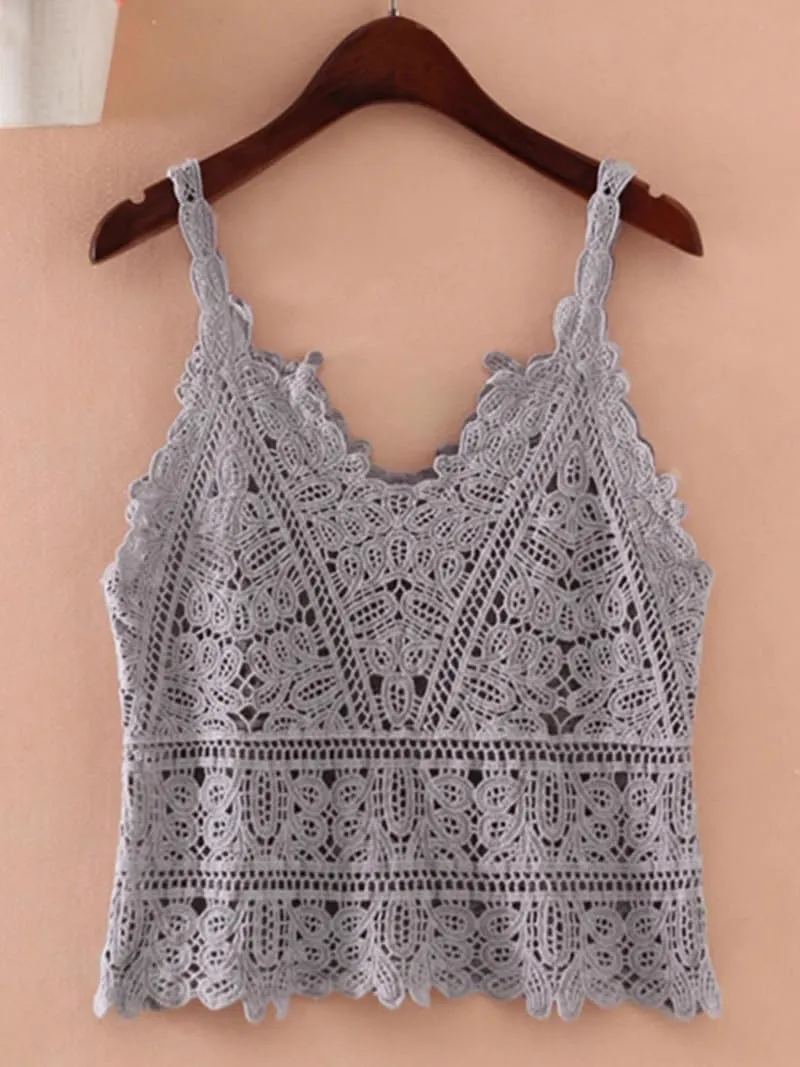 Beach Camisole Womens Sleeveless Vest wear Short top