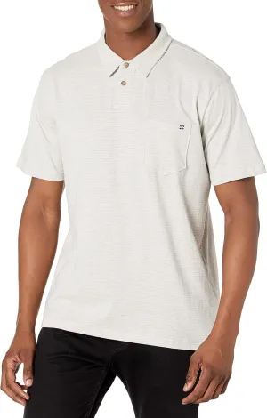 Billabong Men's Polo Short-Sleeve Shirt, Classic Polo Shirt with Button Closure & Check Pocket