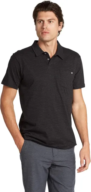 Billabong Men's Polo Short-Sleeve Shirt, Classic Polo Shirt with Button Closure & Check Pocket