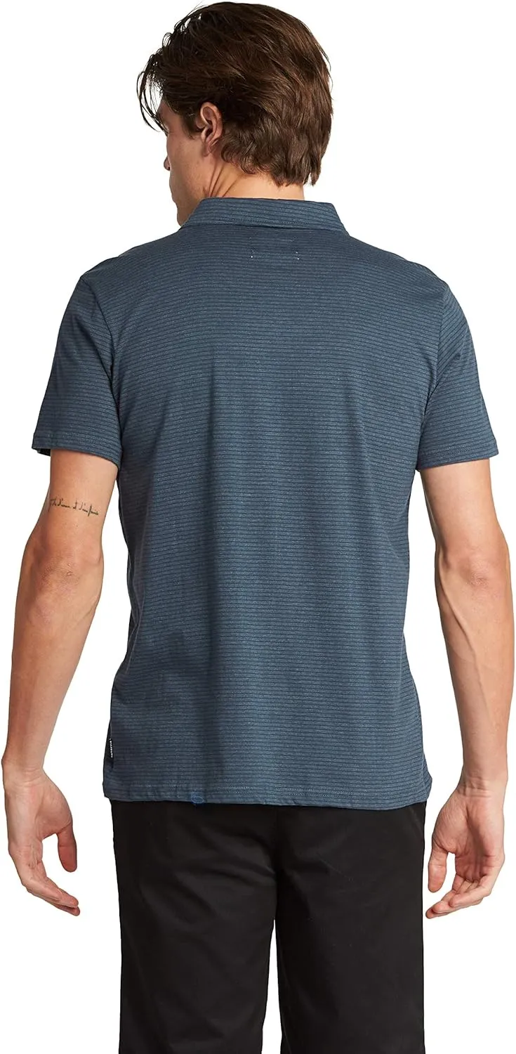 Billabong Men's Polo Short-Sleeve Shirt, Classic Polo Shirt with Button Closure & Check Pocket