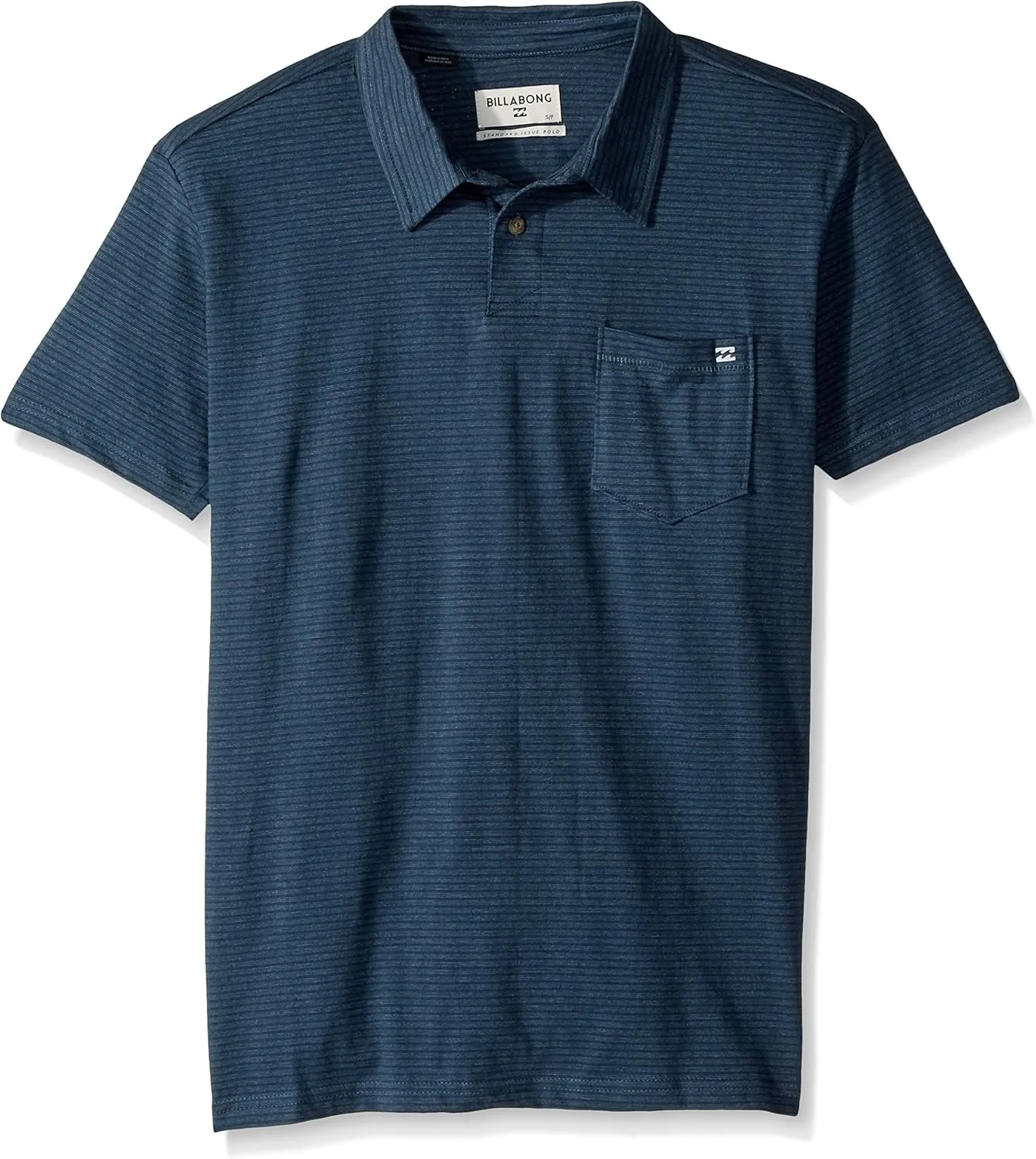 Billabong Men's Polo Short-Sleeve Shirt, Classic Polo Shirt with Button Closure & Check Pocket