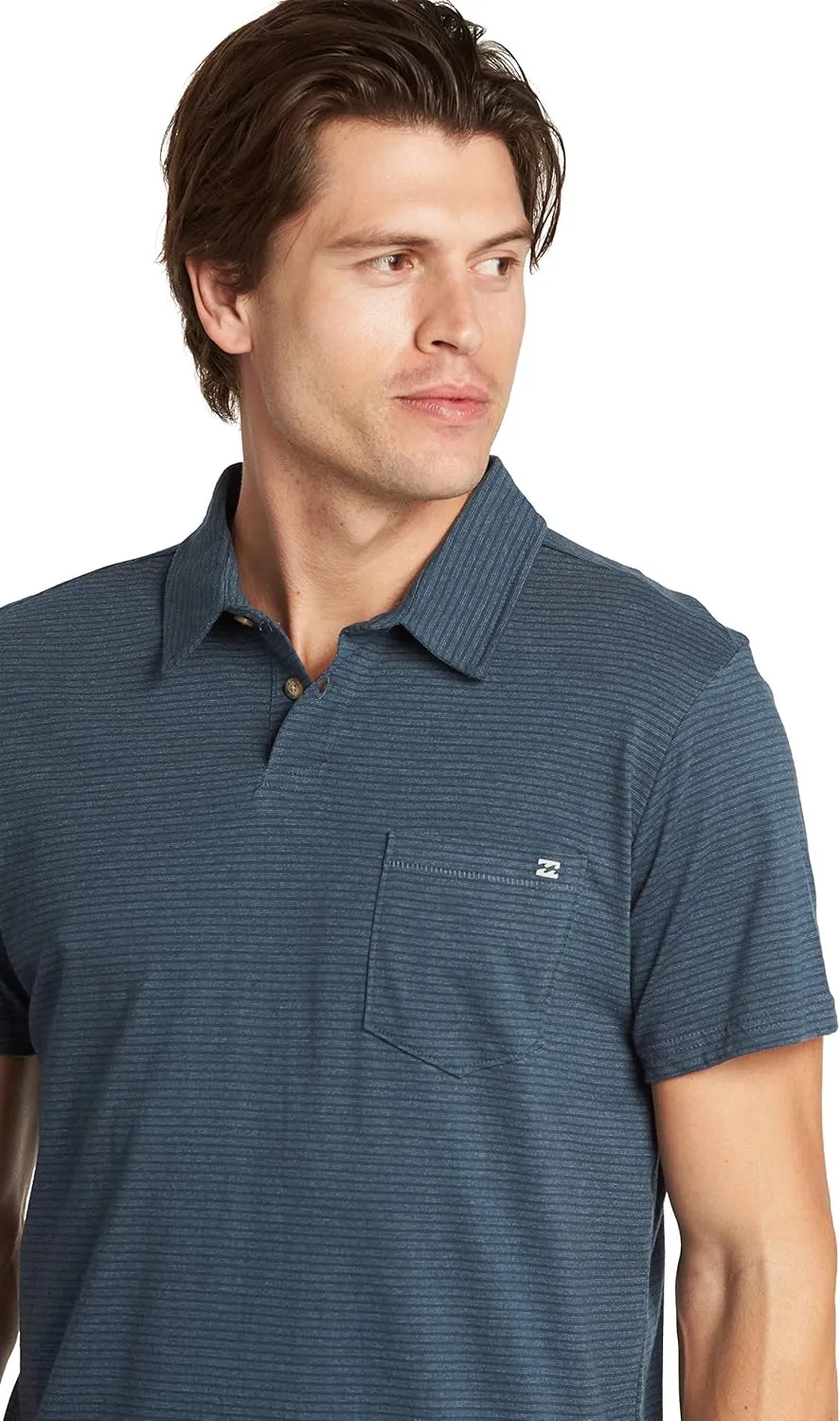Billabong Men's Polo Short-Sleeve Shirt, Classic Polo Shirt with Button Closure & Check Pocket
