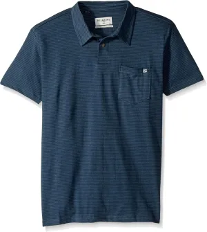 Billabong Men's Polo Short-Sleeve Shirt, Classic Polo Shirt with Button Closure & Check Pocket