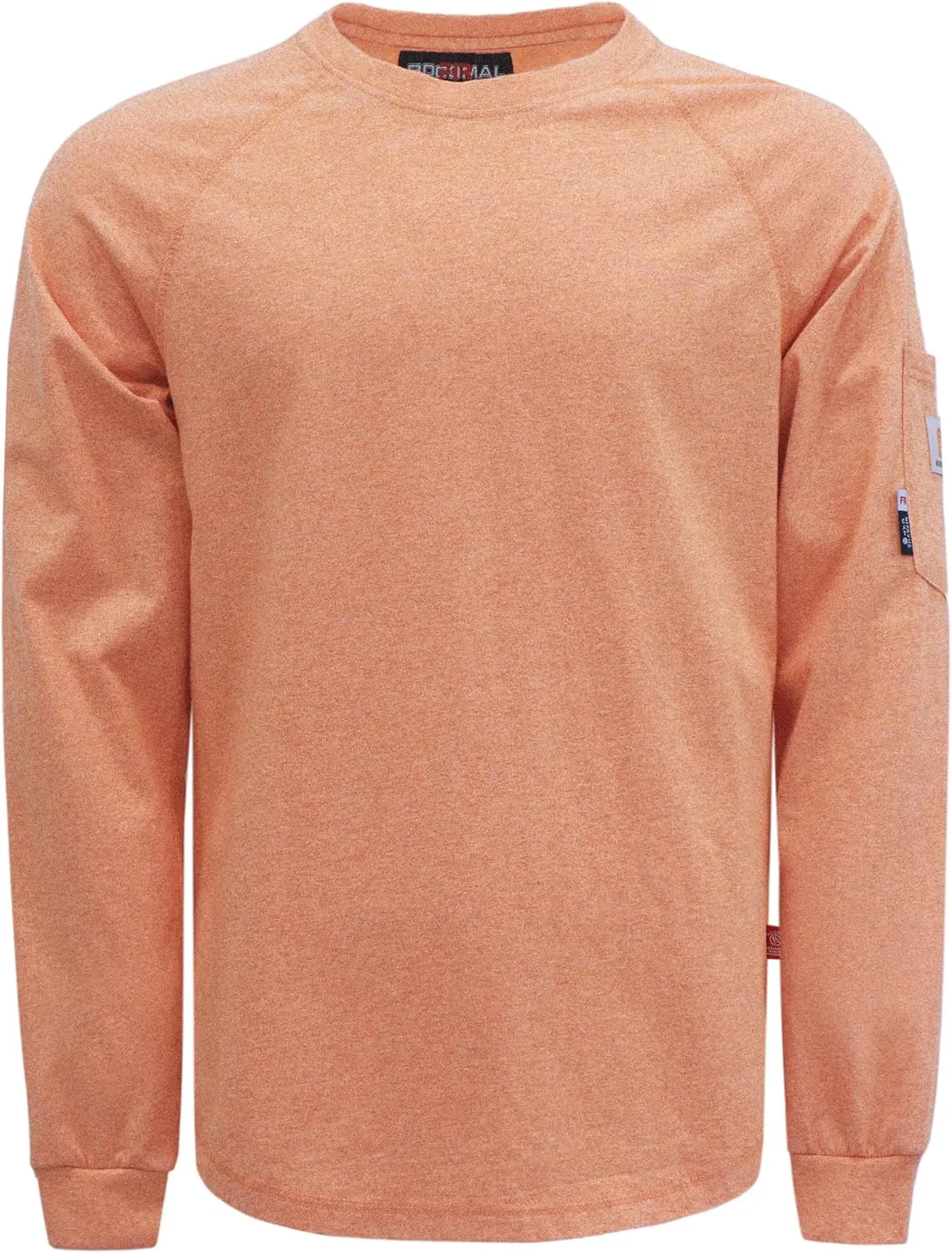 BOCOMAL FR Shirts Heather Series 6oz Flame Resistant T Shirt NFPA2112 CAT2 Fire Retardant Crew Work Shirt