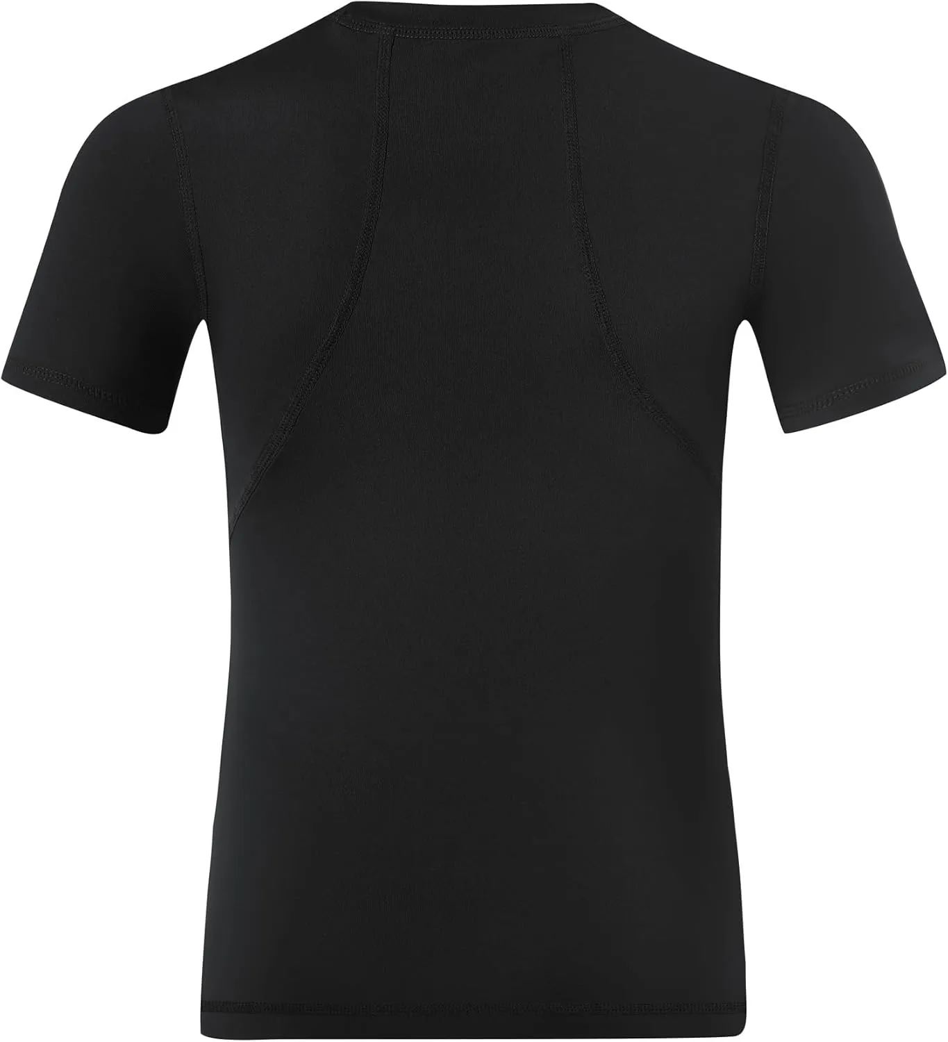 Boys Compression Shirt Short Sleeve Youth Athletic Undershirt Kids Base Layer T-Shirt for Football Basketball