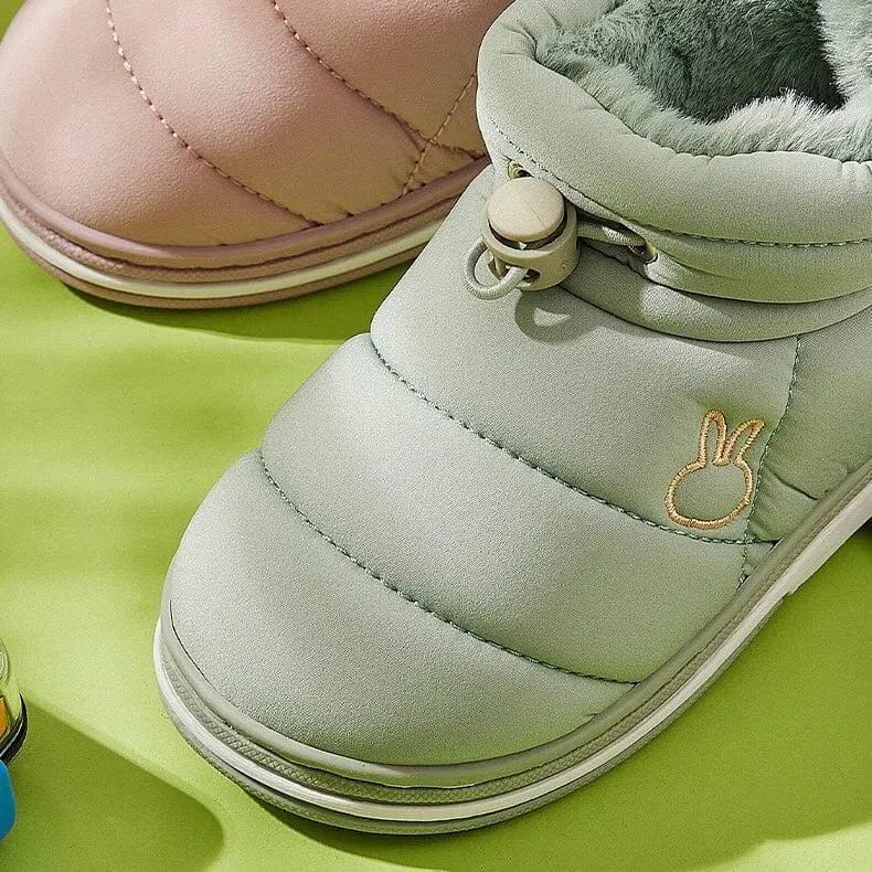 Bunny Winter Warm Indoor Booties