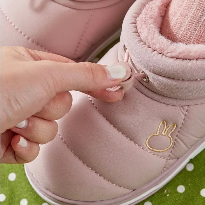 Bunny Winter Warm Indoor Booties