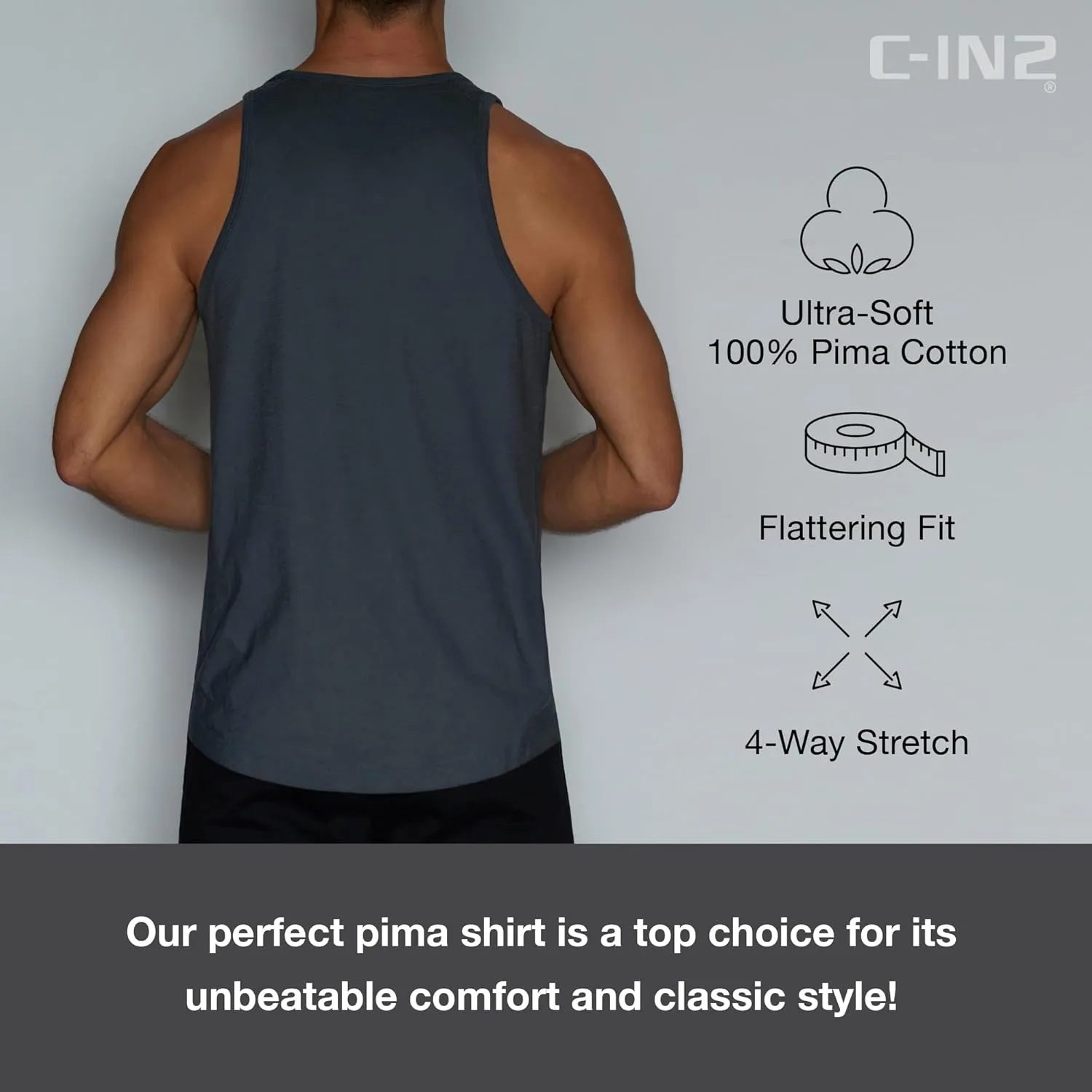C-IN2 Perfect Pima Relaxed Tank Top