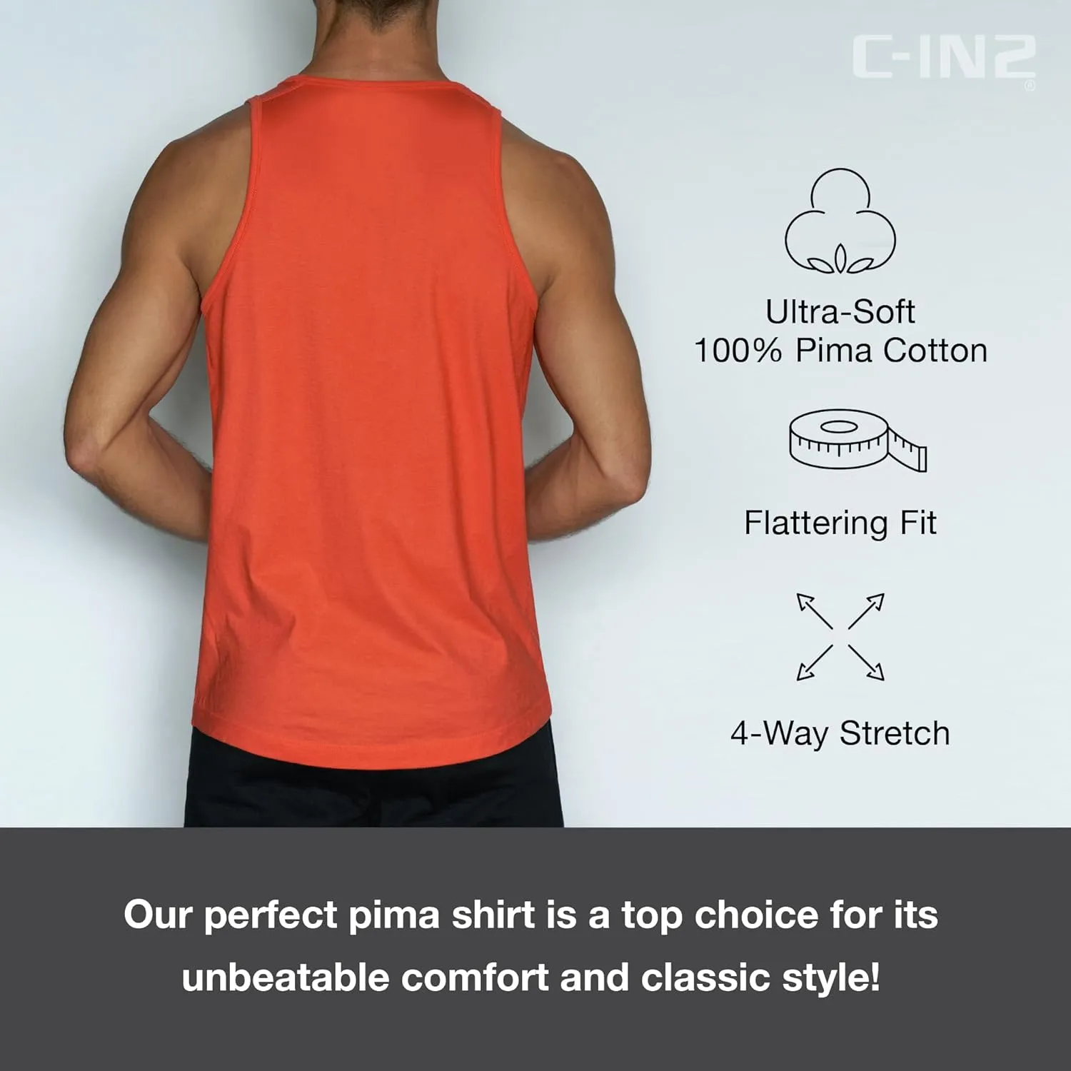 C-IN2 Perfect Pima Relaxed Tank Top