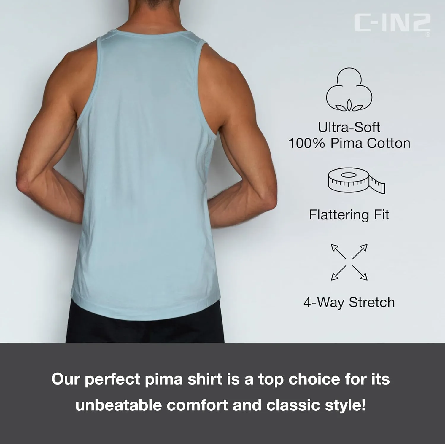 C-IN2 Perfect Pima Relaxed Tank Top