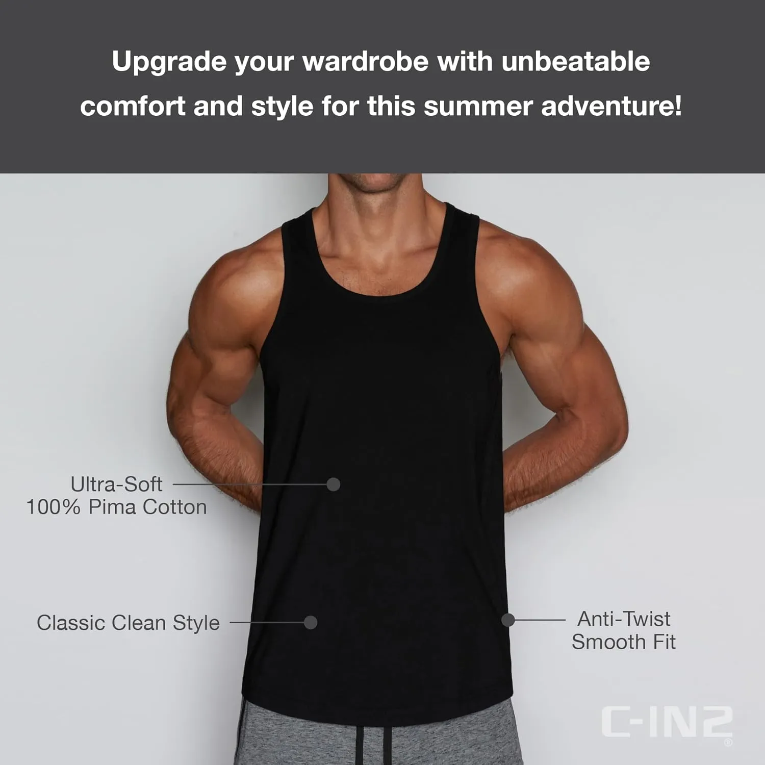 C-IN2 Perfect Pima Relaxed Tank Top