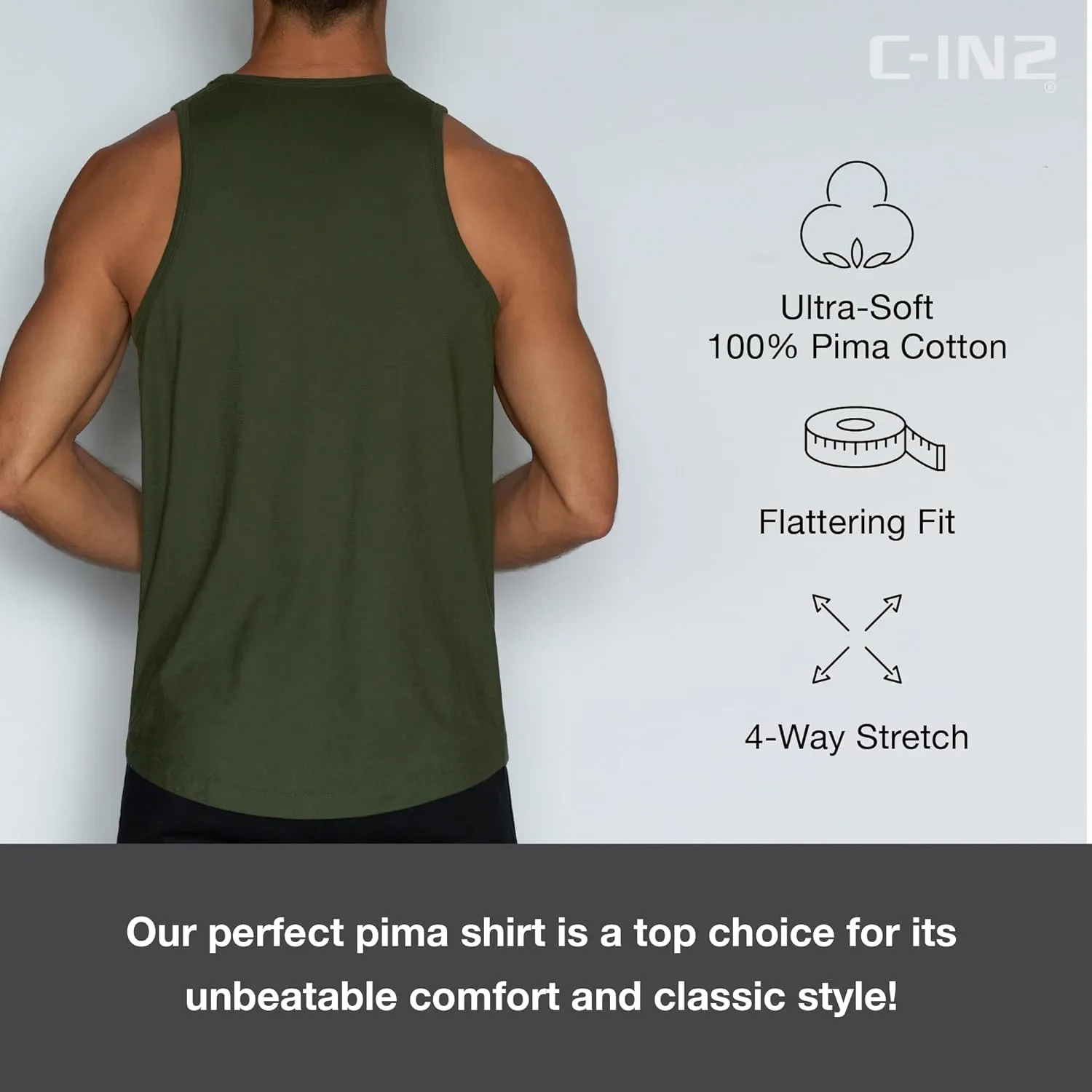 C-IN2 Perfect Pima Relaxed Tank Top