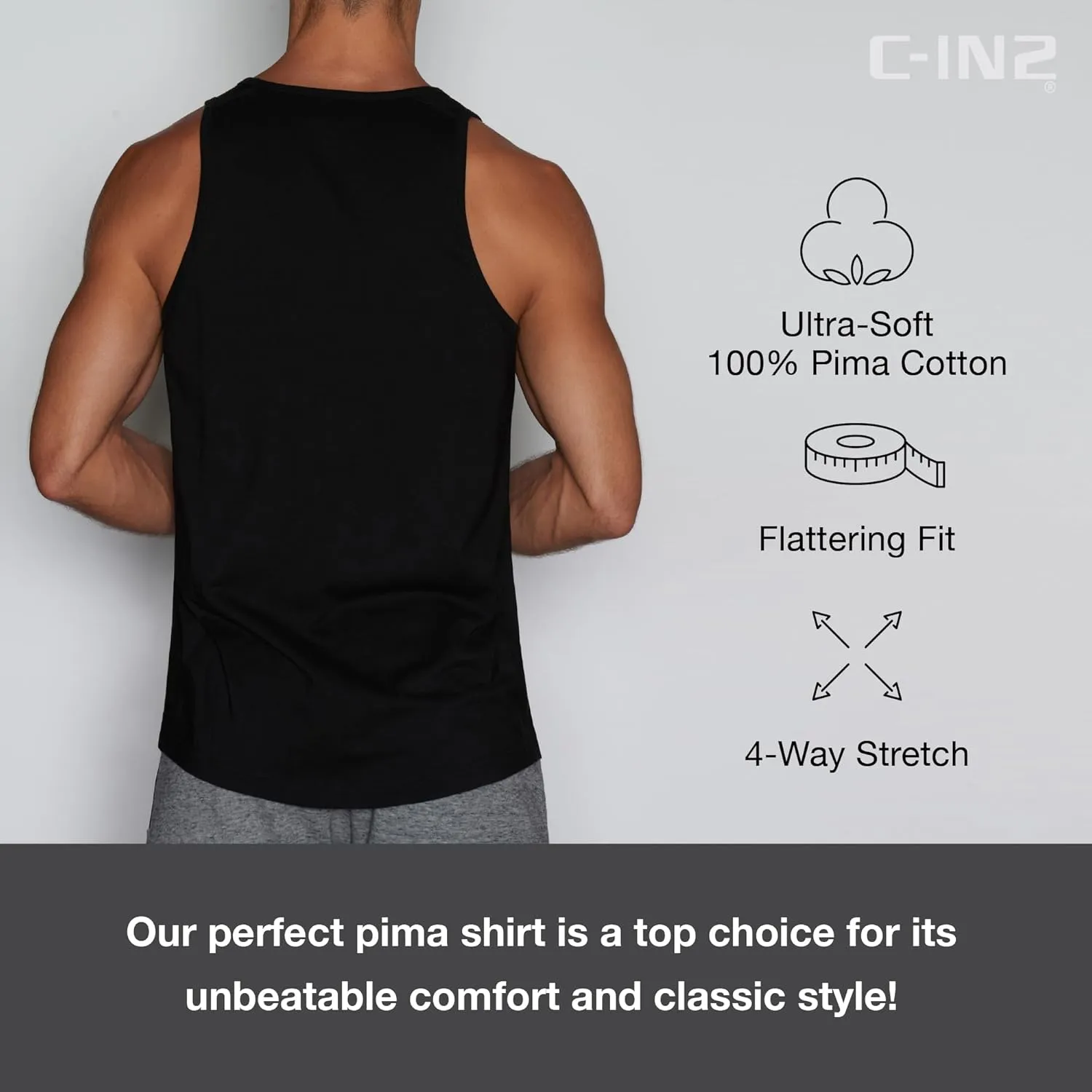 C-IN2 Perfect Pima Relaxed Tank Top