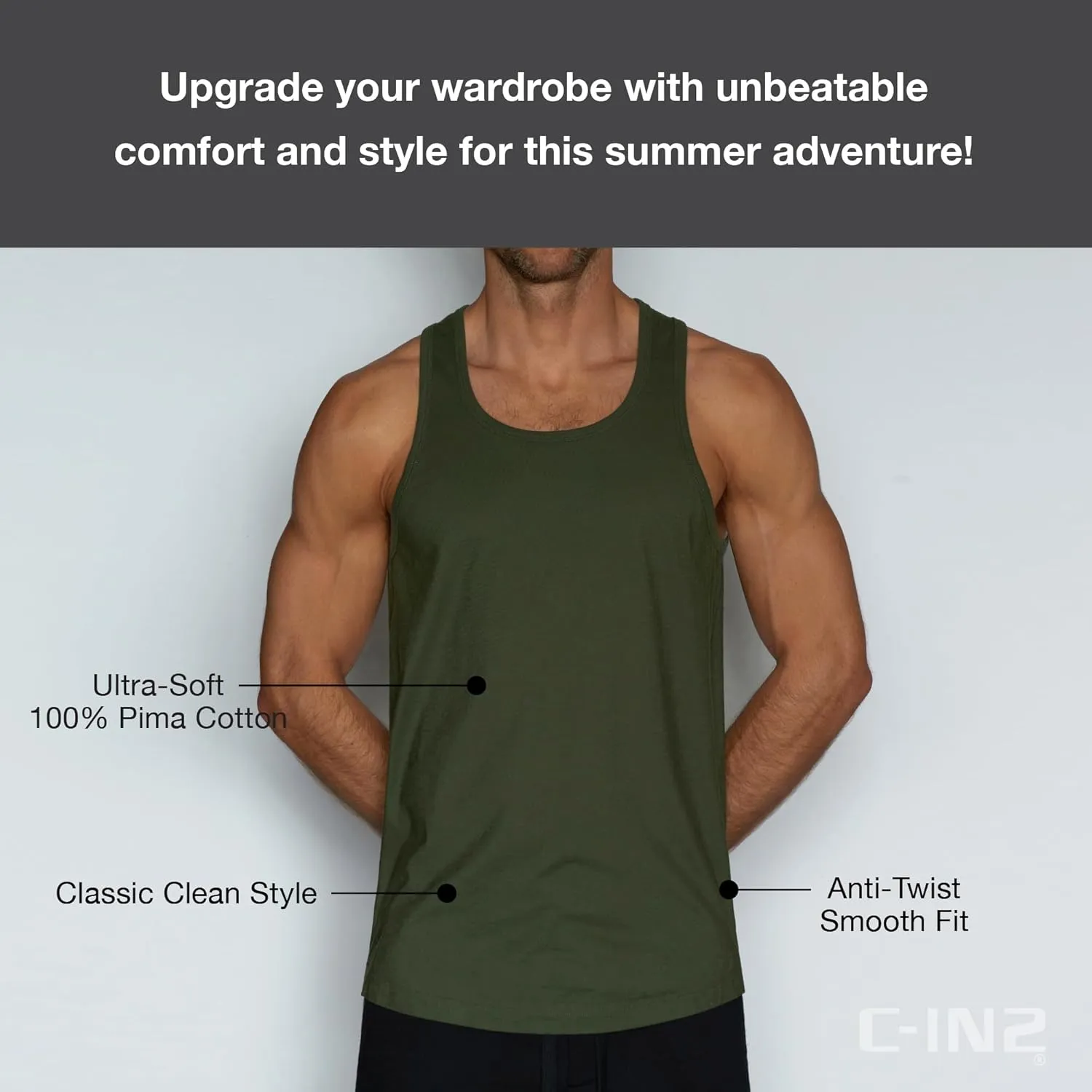 C-IN2 Perfect Pima Relaxed Tank Top