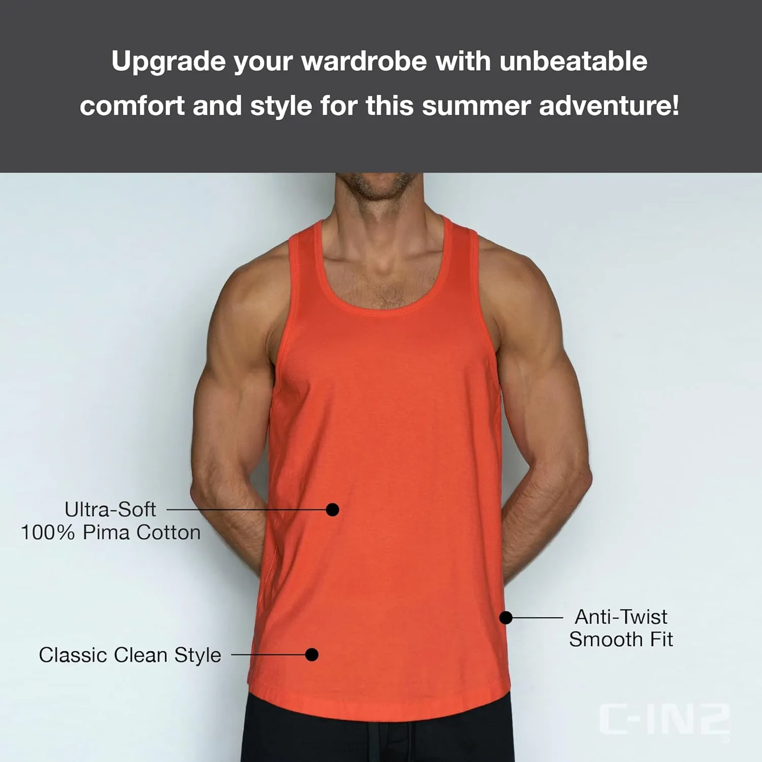 C-IN2 Perfect Pima Relaxed Tank Top