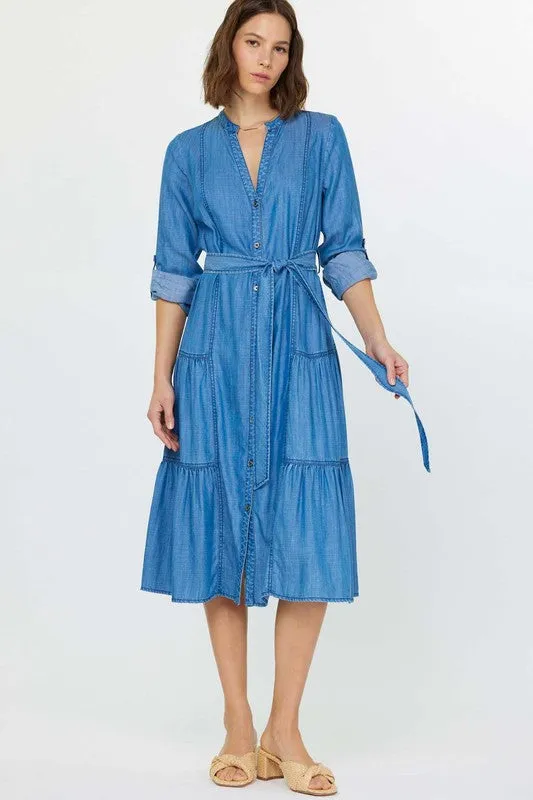 Chambray Button Down Dress