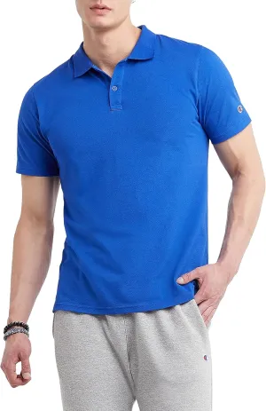 Champion Men's Polo T-Shirt, Moisture Wicking, Best Polo Shirt For Men, Short-Sleeve Tee