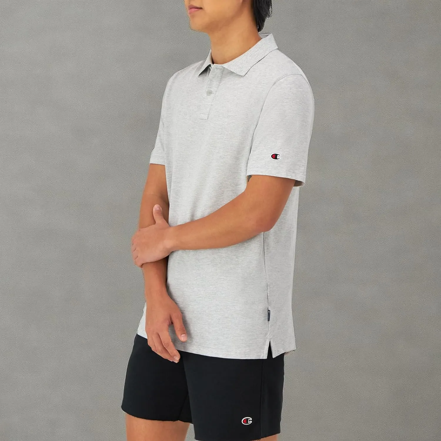 Champion Men's Polo T-Shirt, Moisture Wicking, Best Polo Shirt For Men, Short-Sleeve Tee