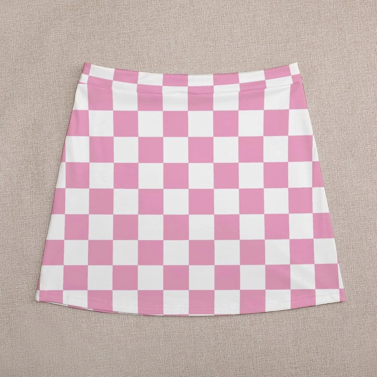 Checkerboard Retro Pattern Short Skirt Culottes Womens Athletic Skorts Skirts Active Skort Miniskirt Sexy Skort