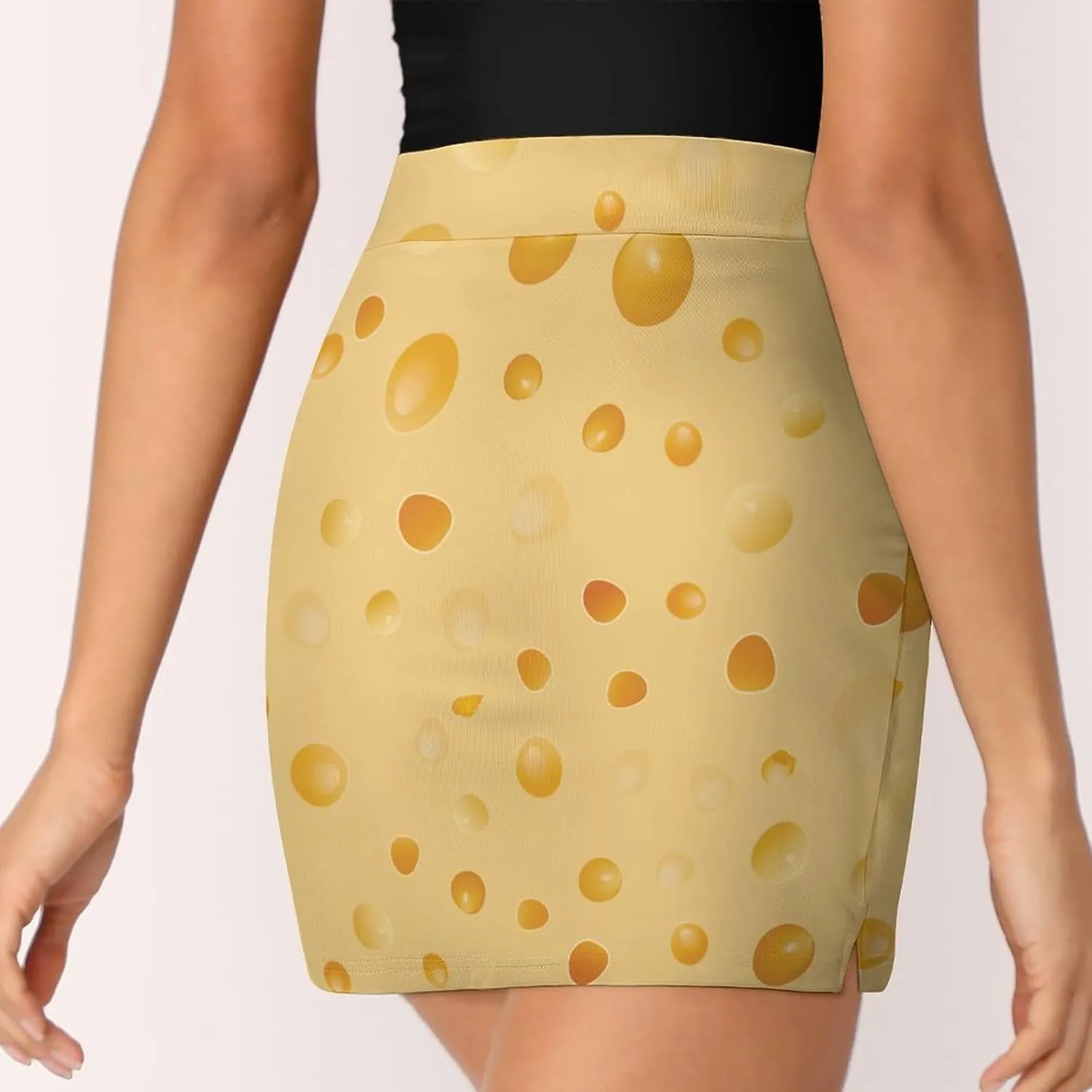 Cheese Short Skirt Women Inner Shorts Skirts High Waisted Stretchy Skorts Athletic Pockets A-line Outdoor