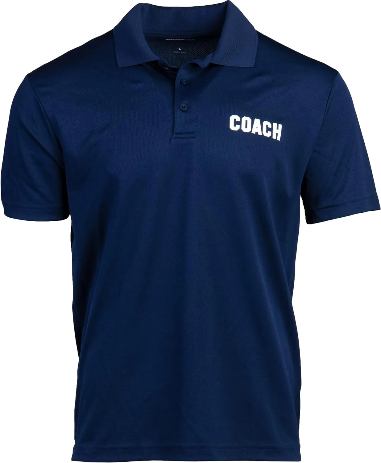 Coach | Coaching Polo Shirt - Royal Blue, Red, Green, Navy, Black Performance Men Women Collared Shirt