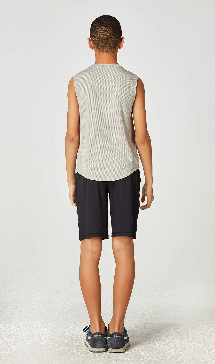 DEVOPS 2 Pack Boys Cool Dry-Fit Workout Tank Top Sleeveless