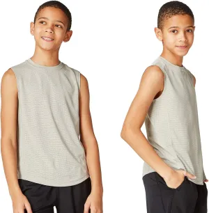 DEVOPS 2 Pack Boys Cool Dry-Fit Workout Tank Top Sleeveless