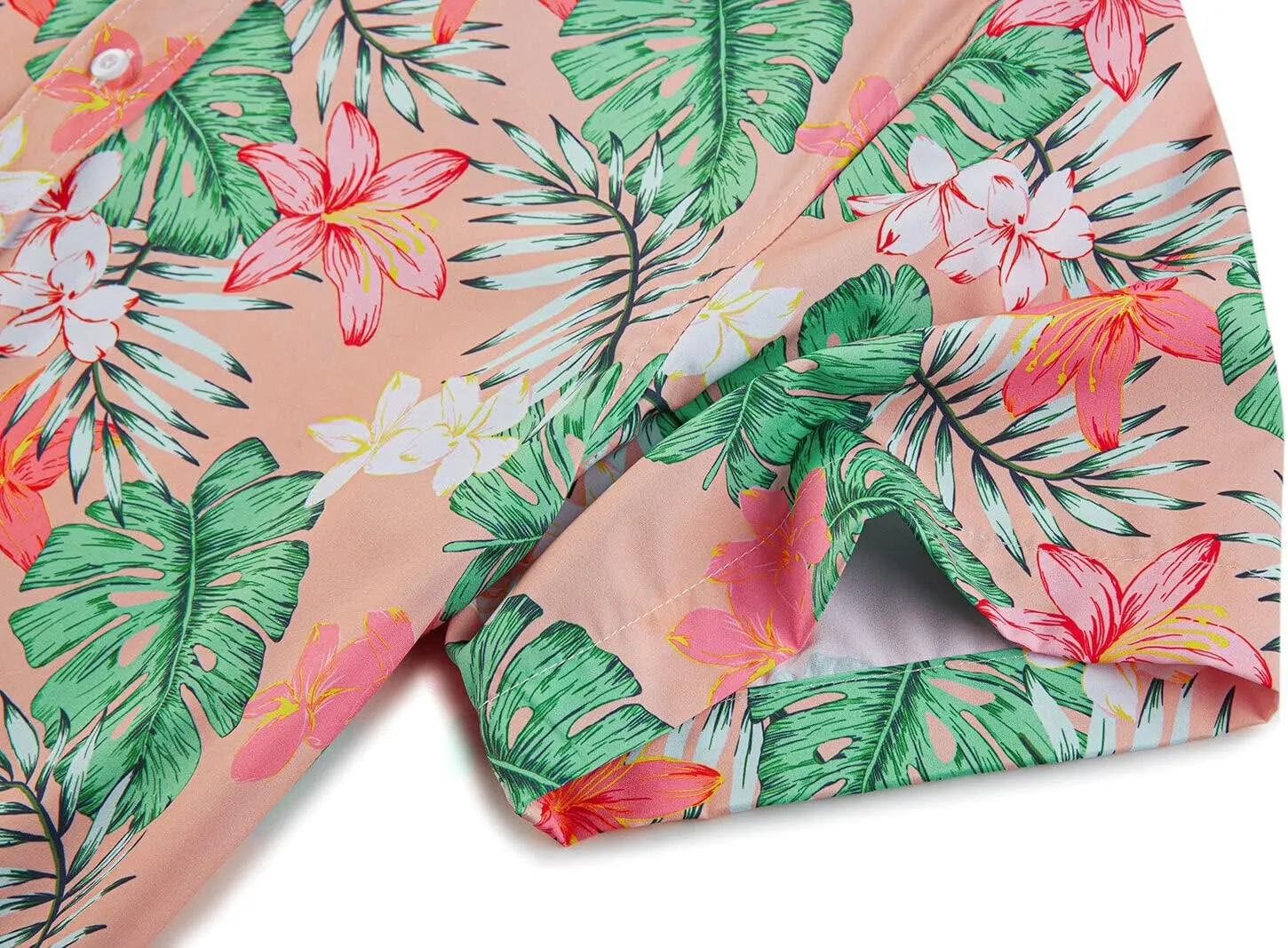 ENVMENST Hawaiian Shirt for Men Short Sleeve Beach Printed Summer Button Down Aloha Shirt(S-3XL)