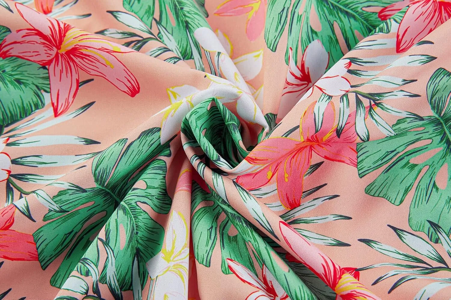 ENVMENST Hawaiian Shirt for Men Short Sleeve Beach Printed Summer Button Down Aloha Shirt(S-3XL)