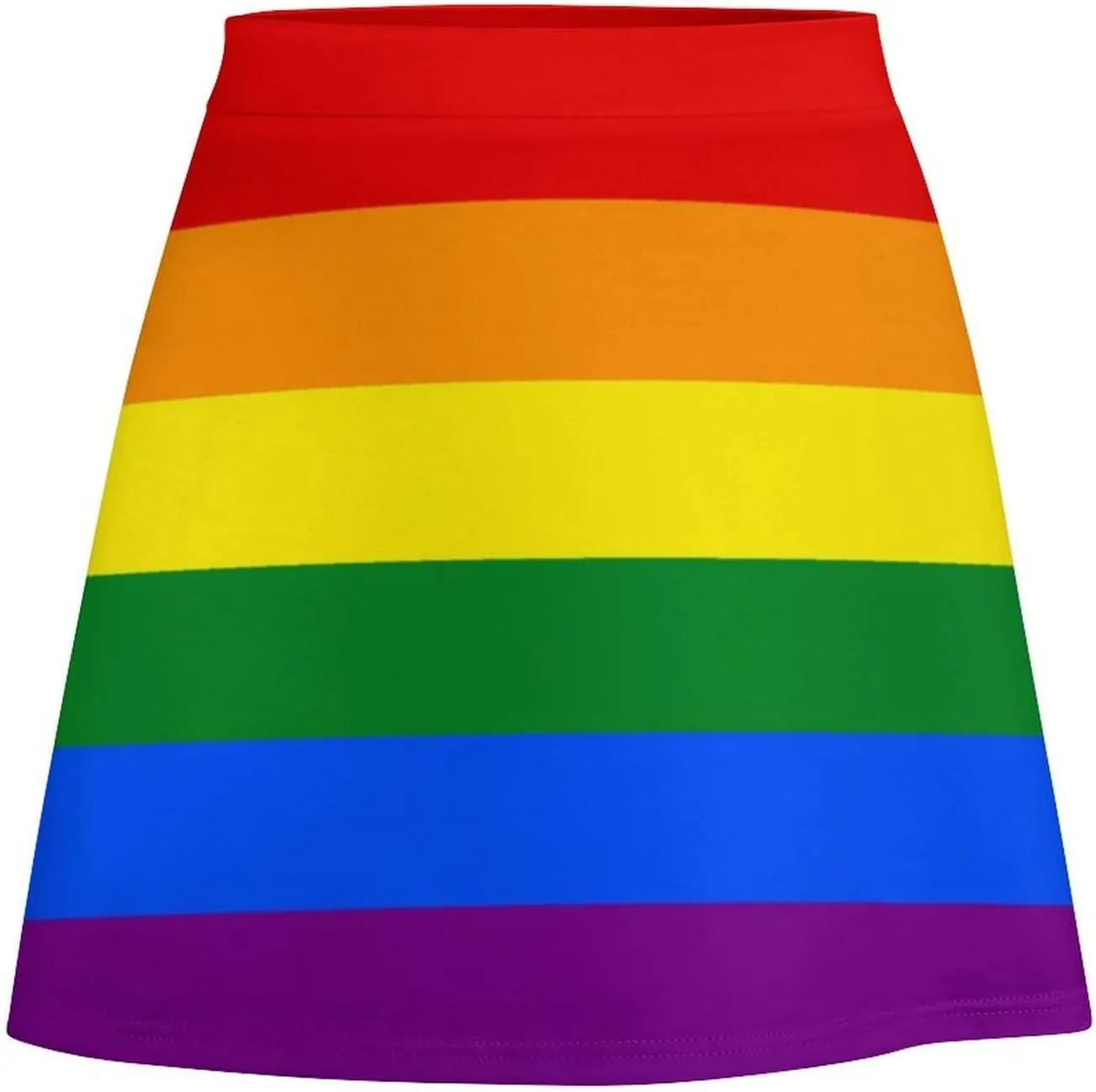 Gay Pride Flag Short Skirt Culottes Women Athletic Skorts Golf Skirts Mini Shorts High Waist Breathable Sports Skort