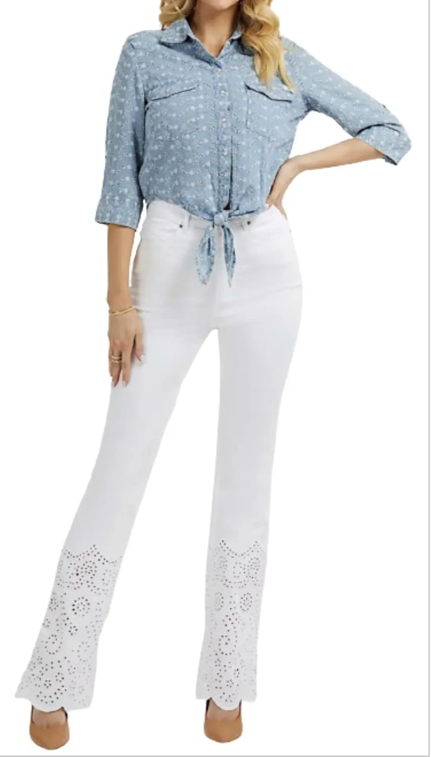 GUESS Women's Sexy Pin Up Shirt