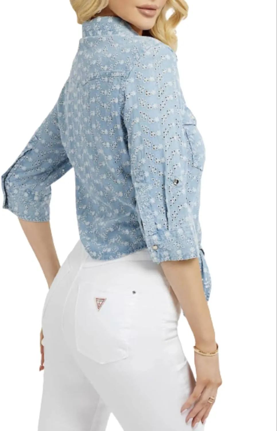 GUESS Women's Sexy Pin Up Shirt