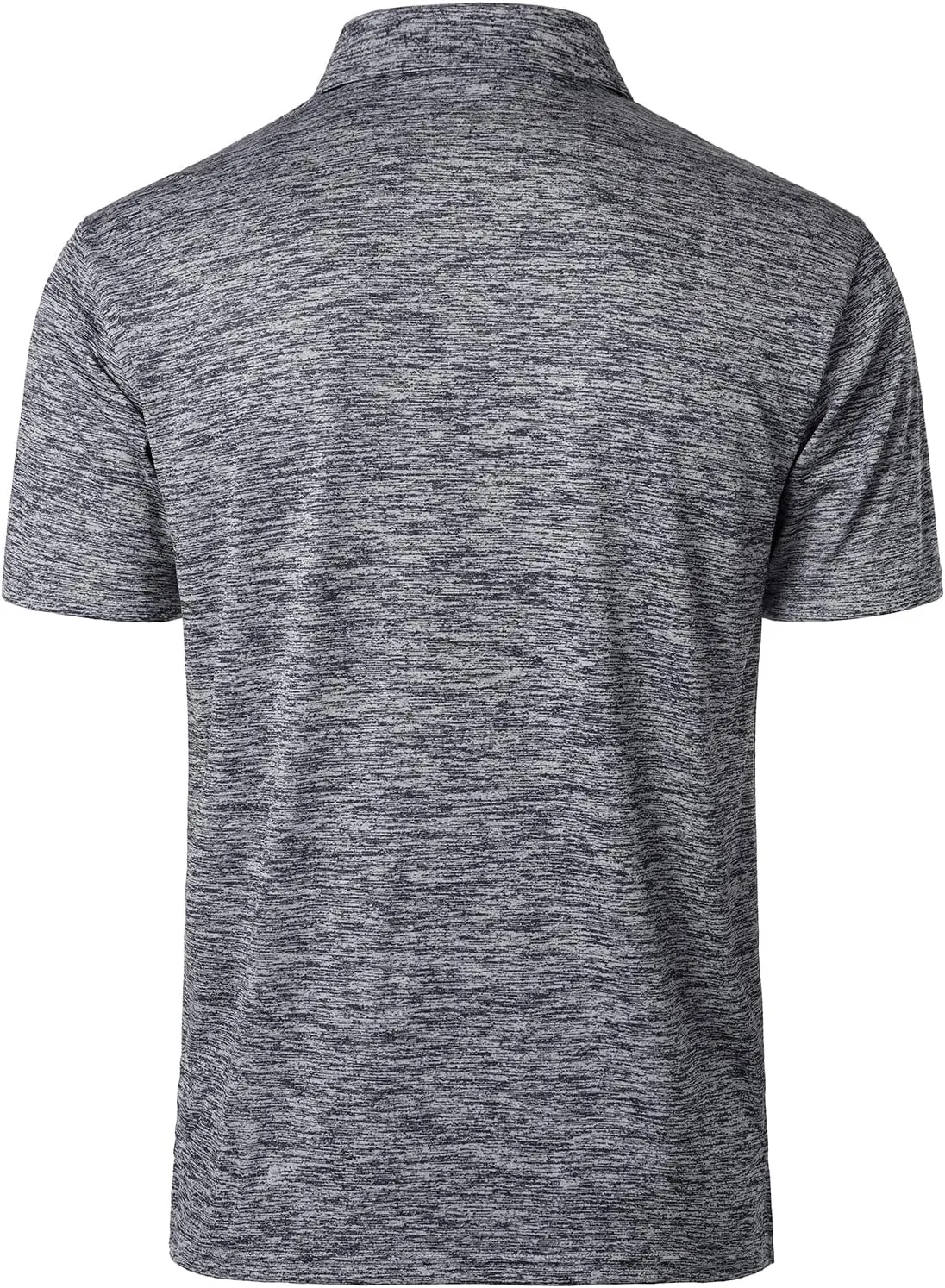 HOOD CREW Mens Golf Shirts Moisture Wicking Quick Dry Performance Sports T-Shirt Short Sleeve Casual Polo Shirt for Men