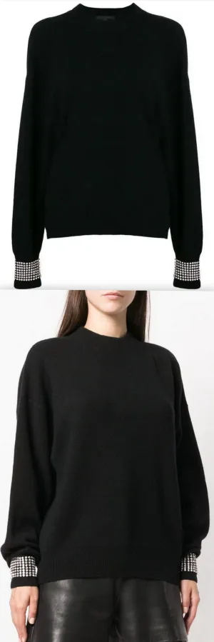Jumper with Crystals, Black