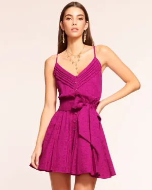 Kallie V-Neck Mini Dress