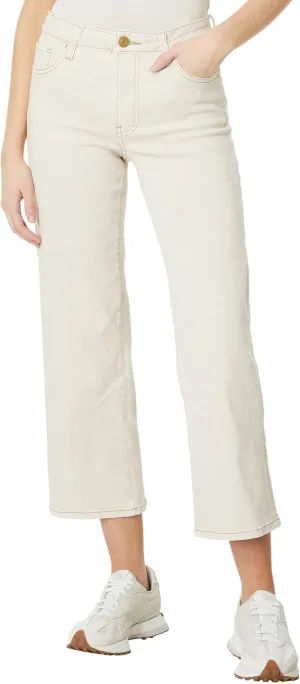KUT from the Kloth Women's Charlotte High-Rise-fab Ab-Culottes in Ecru