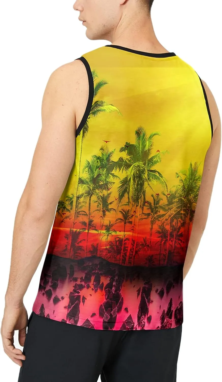 LAIDIPAS Men's 3D Tank Tops Summer Casual Novelty Sleeveless Shirt Unisex Colorful Graphics Top Tees Shirt