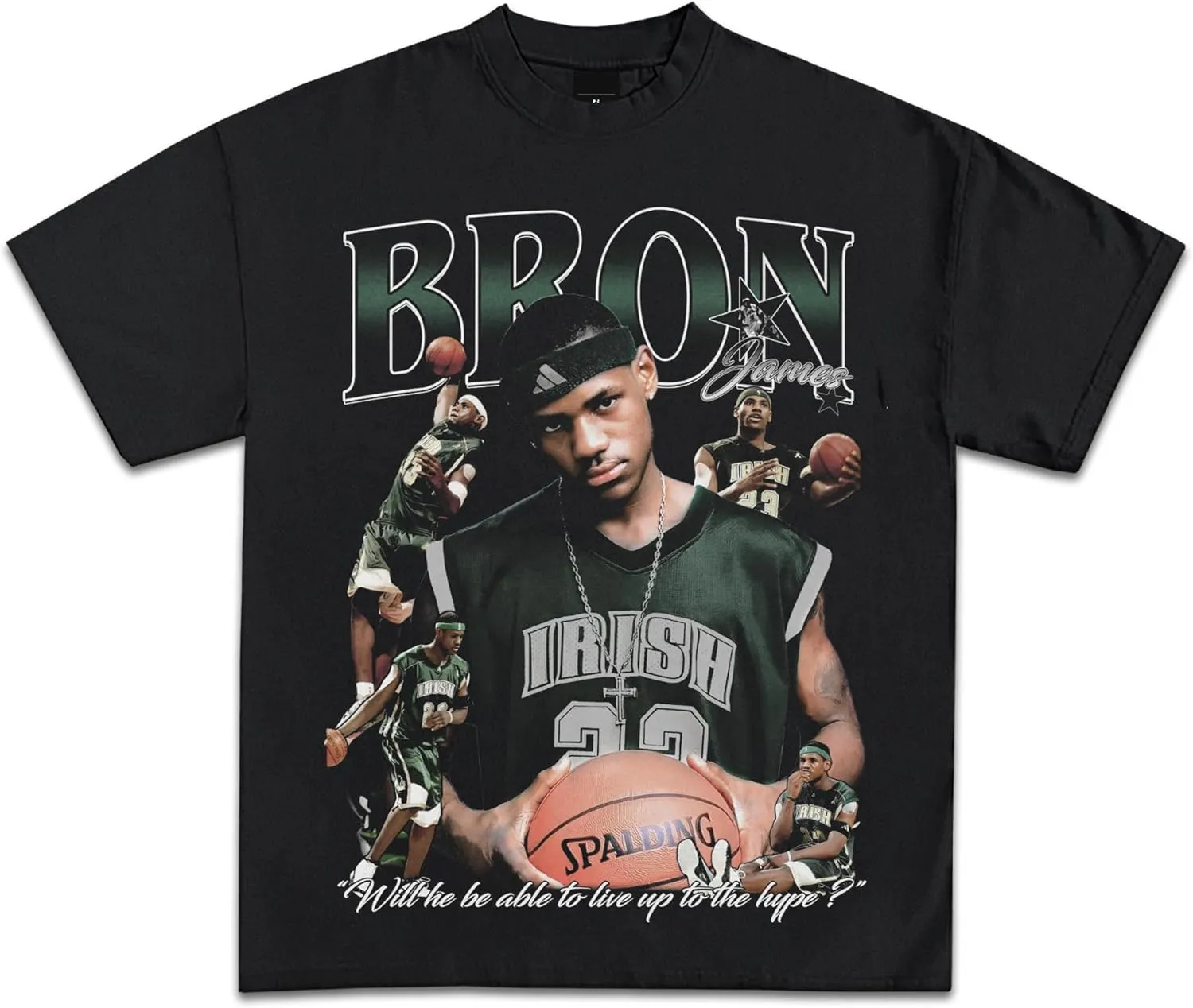 Lebron Graphic T-Shirt Collection | Basketball Y2K Rap | Premium Quality Heavyweight Shirt for Men & Women