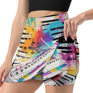 Lions Short Skirt Women's Dress Casual Vacation Light Proof Trouser Skirt