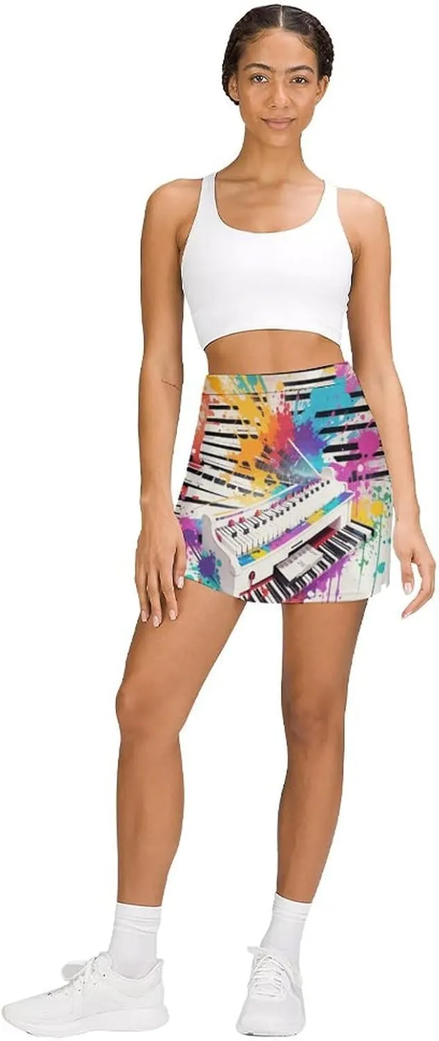 Lions Short Skirt Women's Dress Casual Vacation Light Proof Trouser Skirt