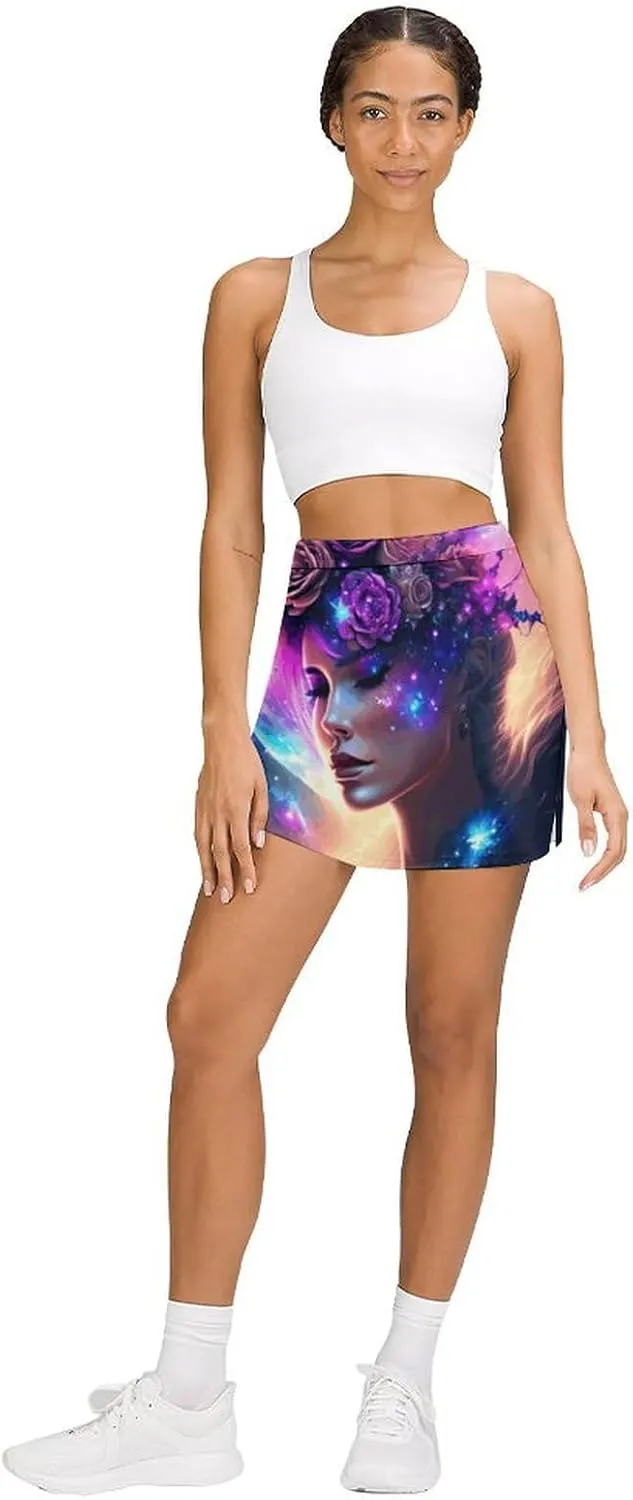 Lions Short Skirt Women's Dress Casual Vacation Light Proof Trouser Skirt