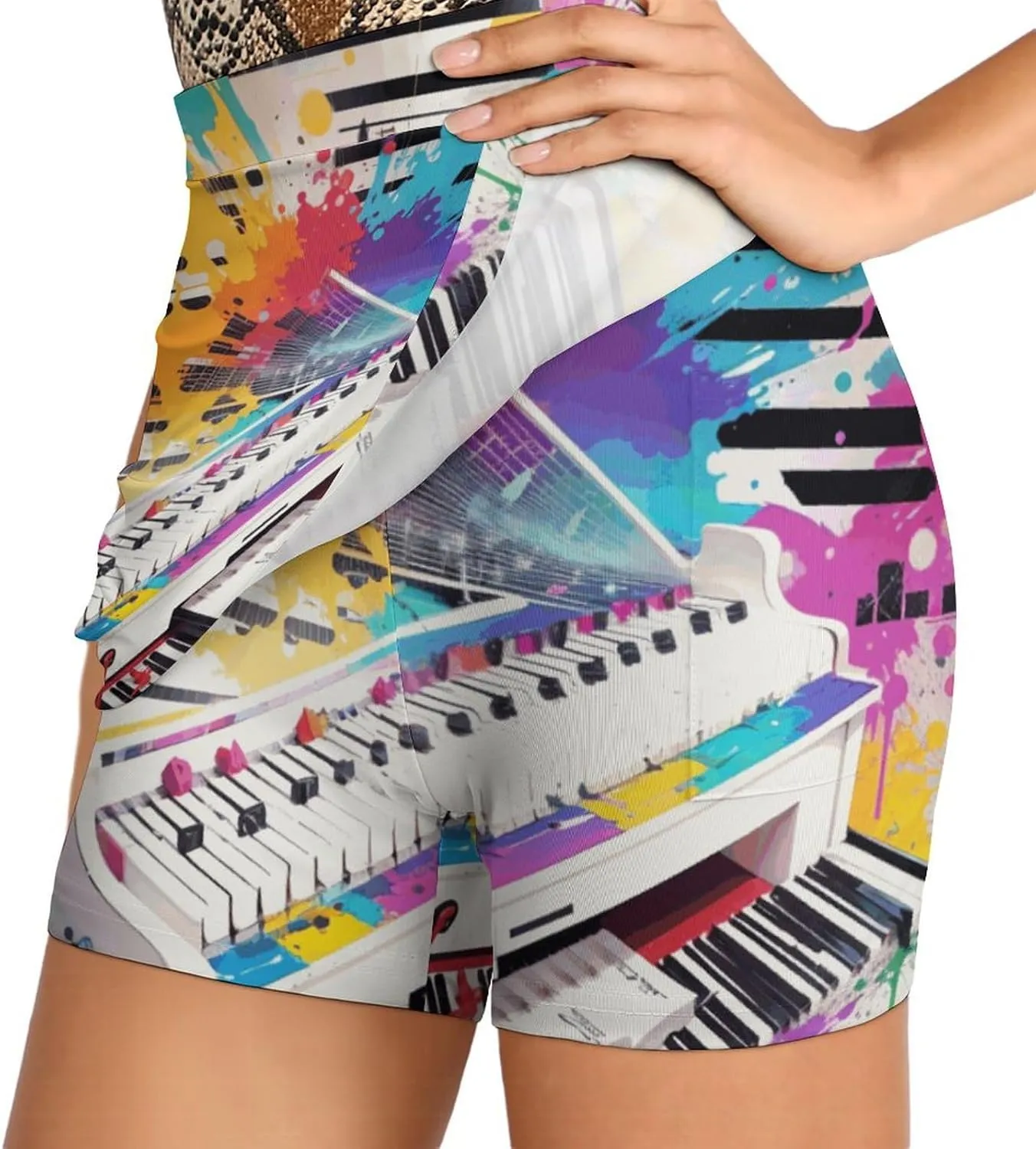 Lions Short Skirt Women's Dress Casual Vacation Light Proof Trouser Skirt