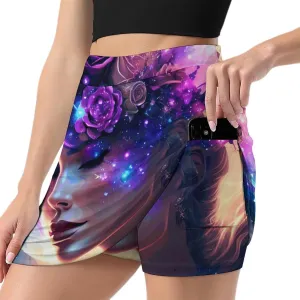 Lions Short Skirt Women's Dress Casual Vacation Light Proof Trouser Skirt