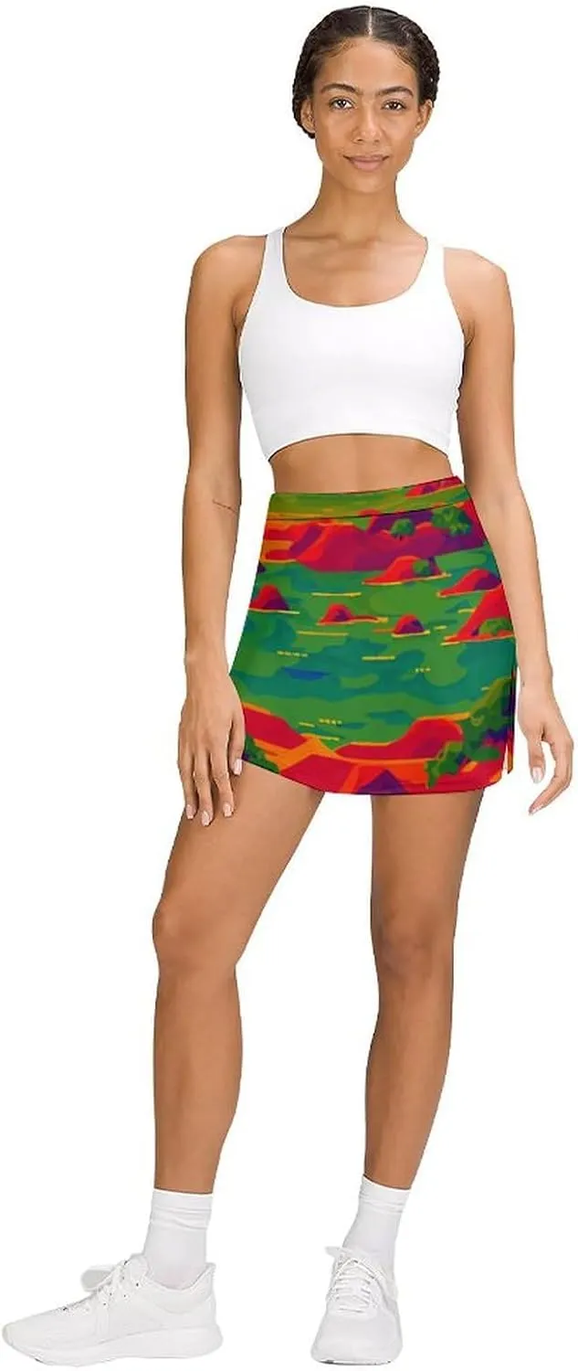 Lions Short Skirt Women's Dress Casual Vacation Light Proof Trouser Skirt