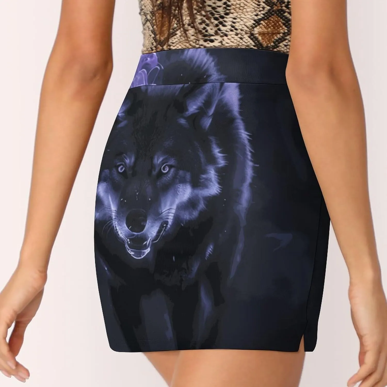 Lions Short Skirt Women's Dress Casual Vacation Light Proof Trouser Skirt