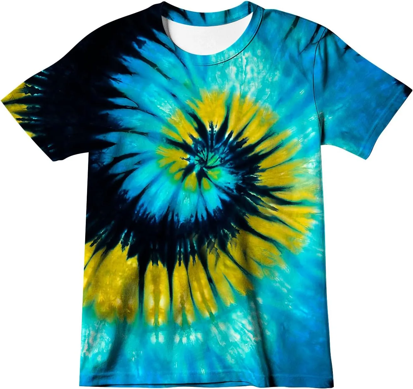 Little Kids Tie Dye Shirt Size 4-10 Boys' Girls' Hippies Senior Tie-Dye Tee Tshirt